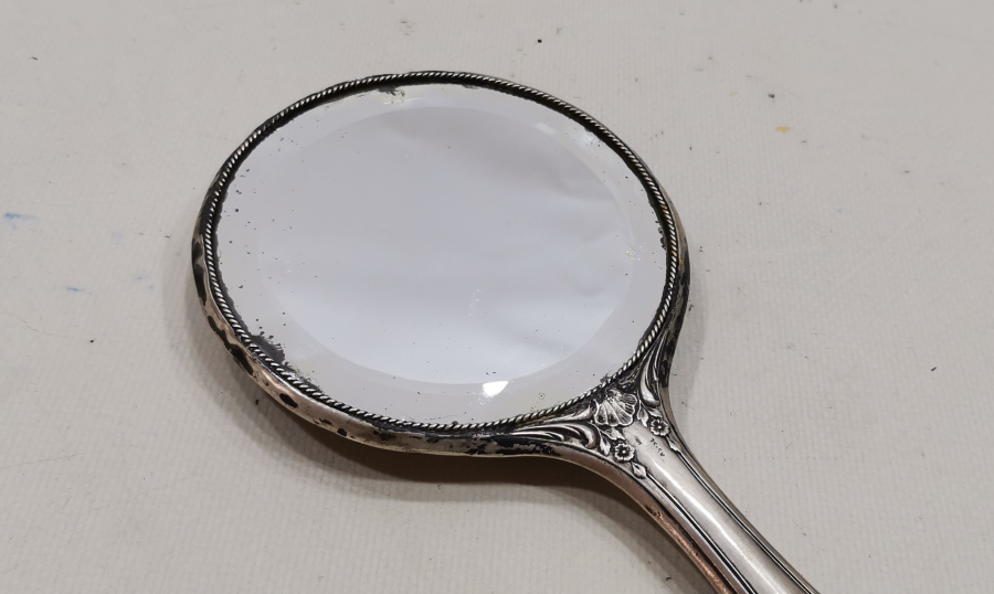 OSMANLI DÖNEMİ GÜMÜŞ OSMANLI EL AYNASI