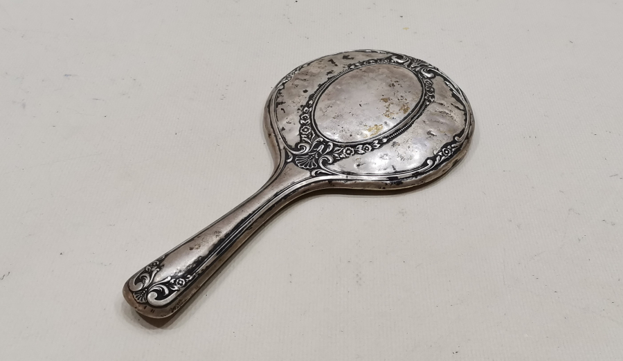 OSMANLI DÖNEMİ GÜMÜŞ OSMANLI EL AYNASI