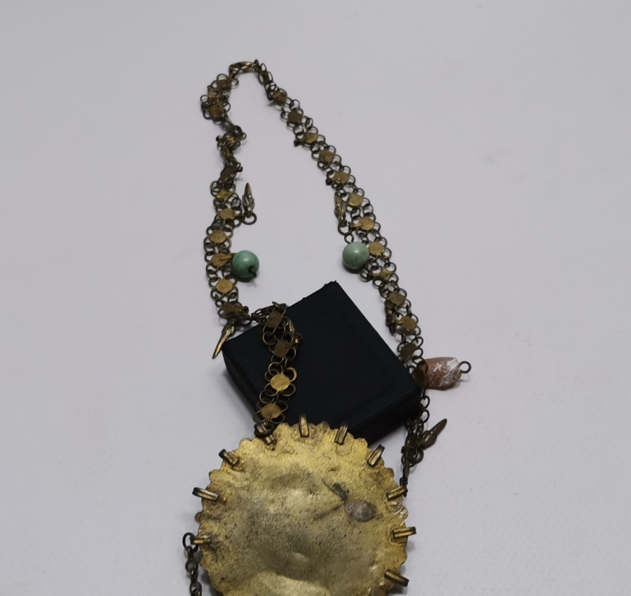 OSMANLI DÖNEMİ NADİR FORMDA ERMENİ İŞİ GELİN TAKISI