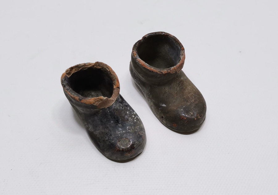 PABUÇ FORMUNDA YAPILMIŞ OSMANLI DÖNEMİ ÇOK NADİR ÇİFT ÇANAKKALE HOKKA