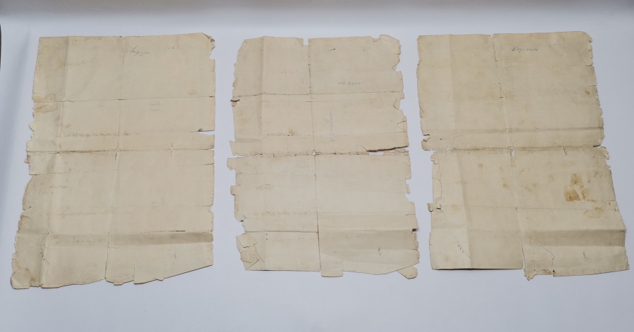 ÜZERİNDE OSMANLI DEVLET ARMASI BULUNAN 3 ADET SENED-İ HAKANİ