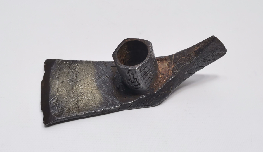 ÜZERİNDE OSMANLICA TARİH BULUNAN EL YAPIMI OSMANLI TARIM ALETİ