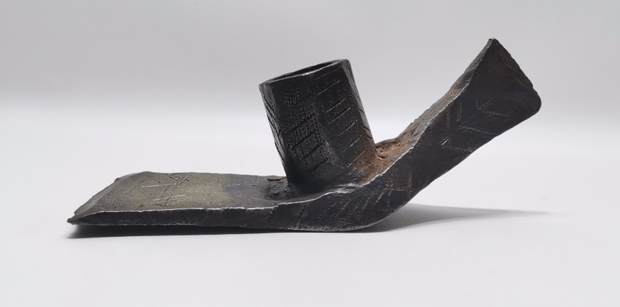 ÜZERİNDE OSMANLICA TARİH BULUNAN EL YAPIMI OSMANLI TARIM ALETİ