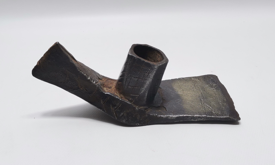 ÜZERİNDE OSMANLICA TARİH BULUNAN EL YAPIMI OSMANLI TARIM ALETİ