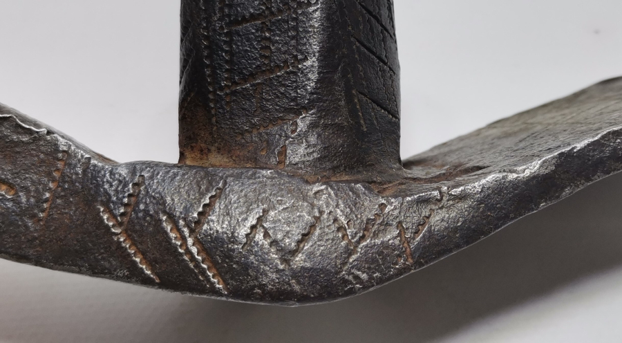 ÜZERİNDE OSMANLICA TARİH BULUNAN EL YAPIMI OSMANLI TARIM ALETİ