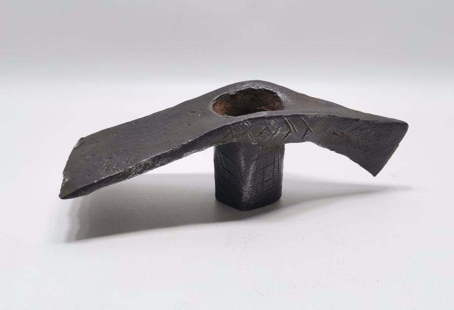 ÜZERİNDE OSMANLICA TARİH BULUNAN EL YAPIMI OSMANLI TARIM ALETİ