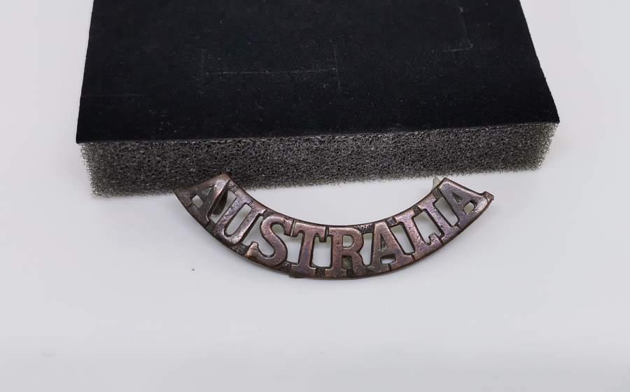 1. DÜNYA SAVAŞI DÖNEMİ AUSTRALİA YAZILI  ANZAK YAKA ROZETİ