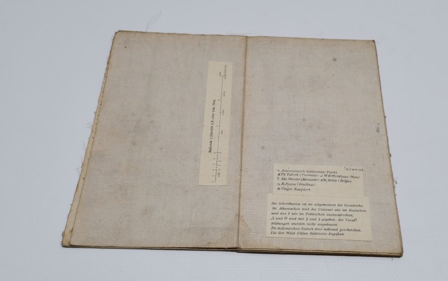 1900 BAŞLARI KARTON KABINDA AVRUPA HARİTASI