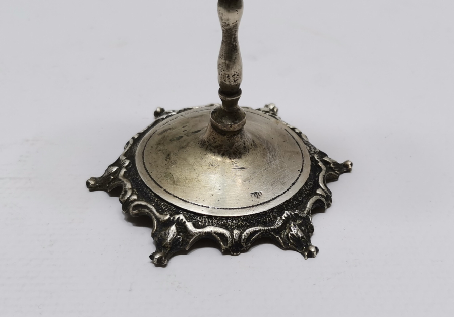 ANTİKA GÜMÜŞ MUMLUK - ŞAMDAN