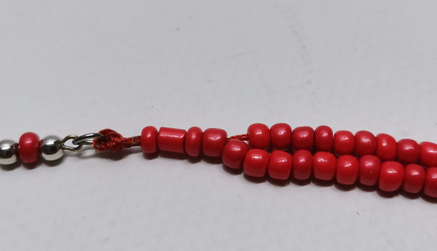 CEP BOY ANTİKA MERCAN TAŞLI NAMAZ TESPİHİ