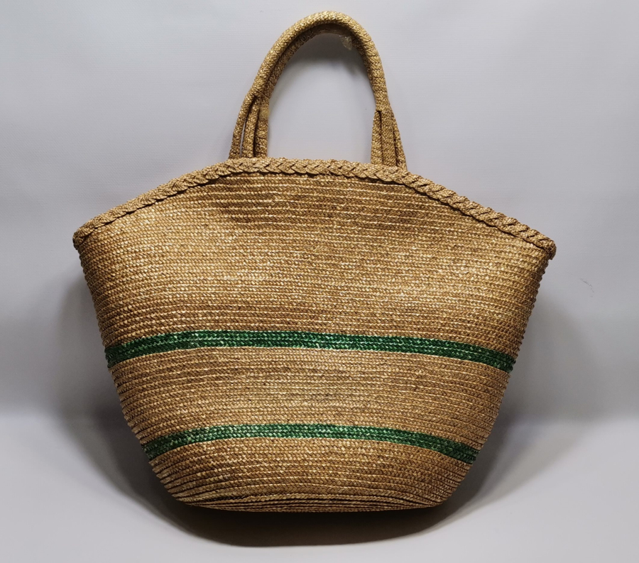 HURMA YAPRAĞINDAN YAPILMIŞ ANTİKA BÜYÜK BOY ÇANTA