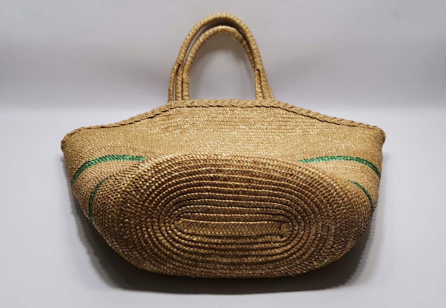 HURMA YAPRAĞINDAN YAPILMIŞ ANTİKA BÜYÜK BOY ÇANTA