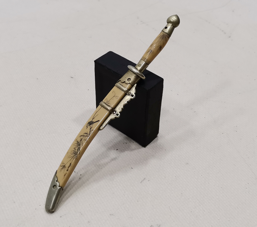 KATANA KILICI FORMLU ANTİKA ZARF AÇACAĞI