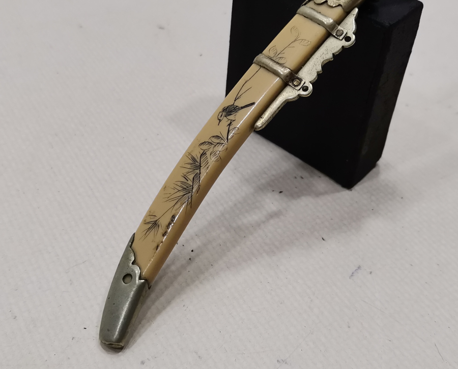 KATANA KILICI FORMLU ANTİKA ZARF AÇACAĞI