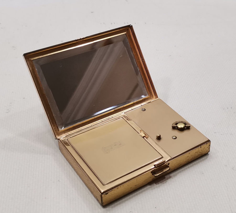 LATERNALI ANTİKA PUDRİYER - MÜZİKLİ PUDRALIK