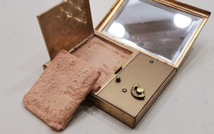 LATERNALI ANTİKA PUDRİYER - MÜZİKLİ PUDRALIK