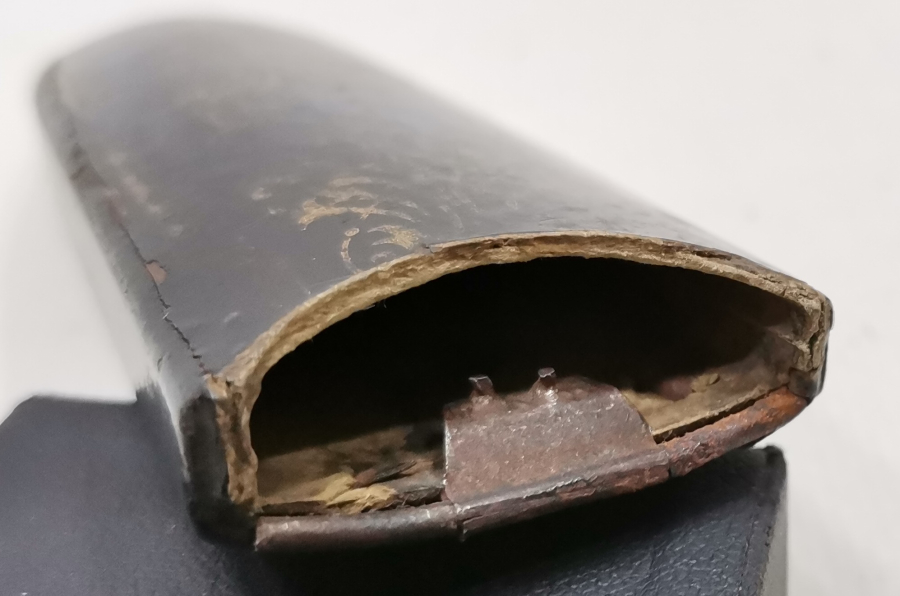 OSMANLI DÖNEMİ ALTIN VARAKLI NADİR GÖZLÜK KABI