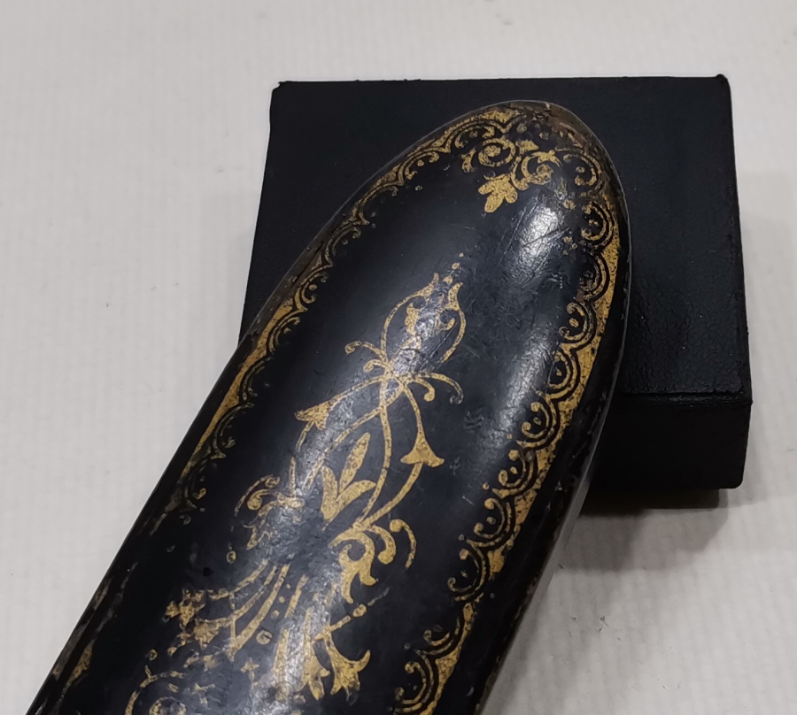 OSMANLI DÖNEMİ ALTIN VARAKLI NADİR GÖZLÜK KABI