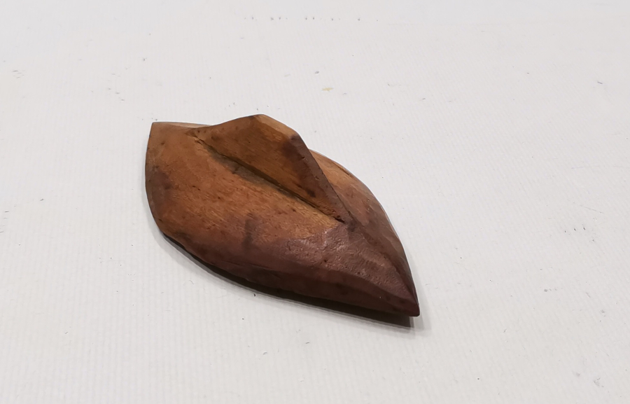 OSMANLI DÖNEMİ ÇİFT BAŞLI KARTAL FORMUNDA AHŞAP RUM İŞİ EKMEK MÜHRÜ