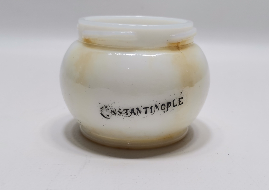 OSMANLI DÖNEMİ CONSTANTİNOPLE ECZACI KAVANOZU