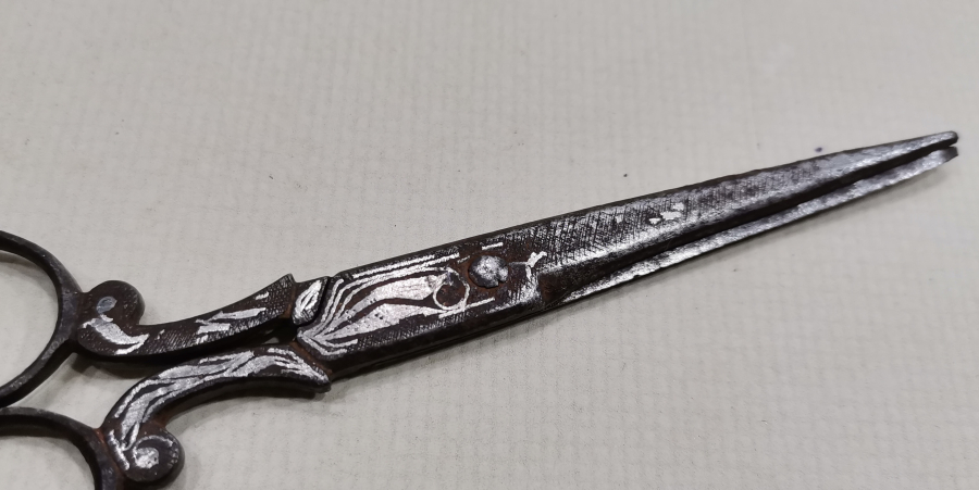 OSMANLI DÖNEMİ KOFGARİ İŞÇİLİKLİ HATTAT MAKASI