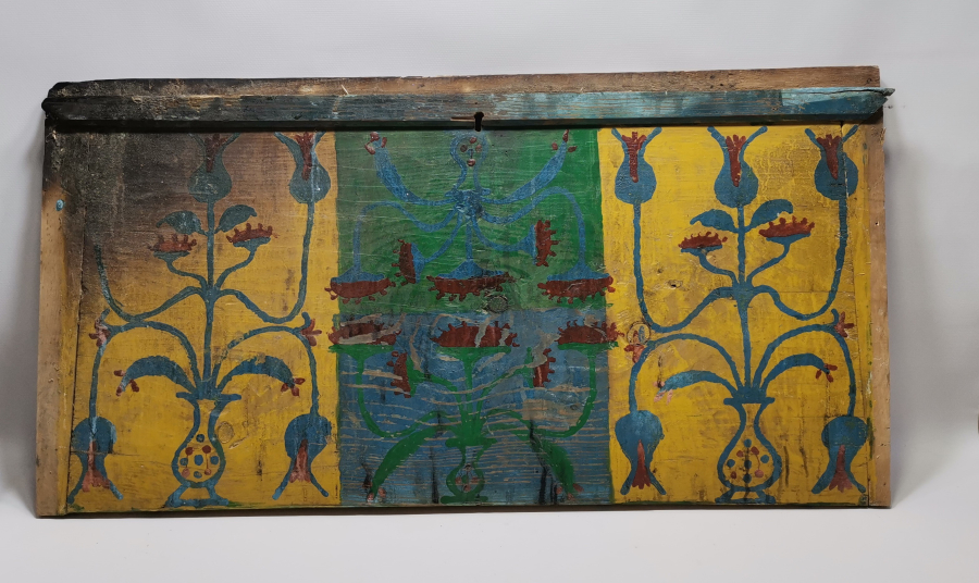 OSMANLI DÖNEMİ KÖK BOYALI SANDIK KAPAĞI