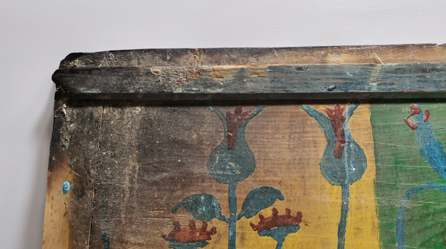 OSMANLI DÖNEMİ KÖK BOYALI SANDIK KAPAĞI