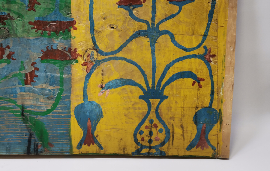 OSMANLI DÖNEMİ KÖK BOYALI SANDIK KAPAĞI