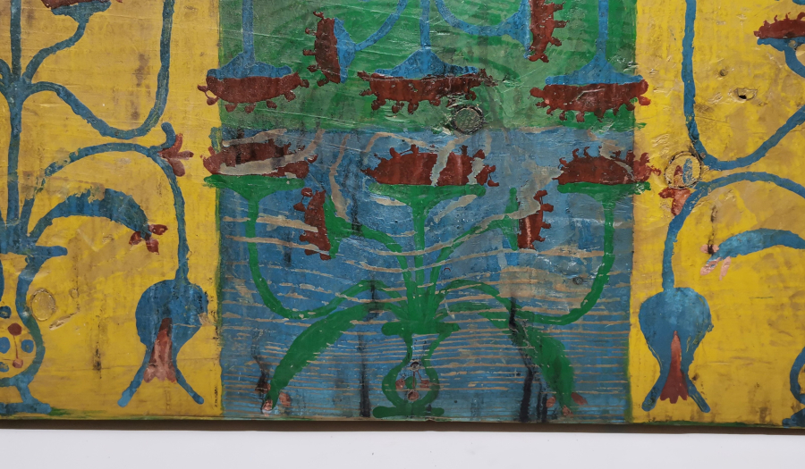 OSMANLI DÖNEMİ KÖK BOYALI SANDIK KAPAĞI