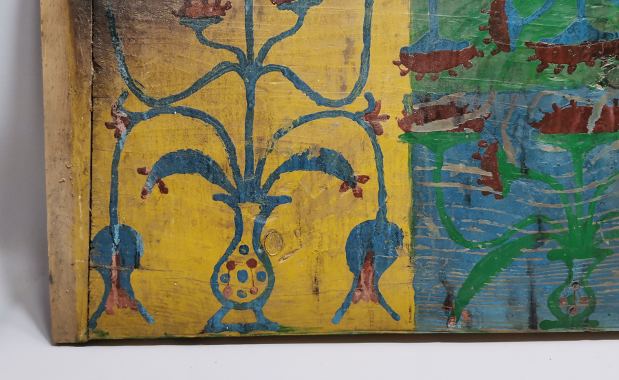 OSMANLI DÖNEMİ KÖK BOYALI SANDIK KAPAĞI