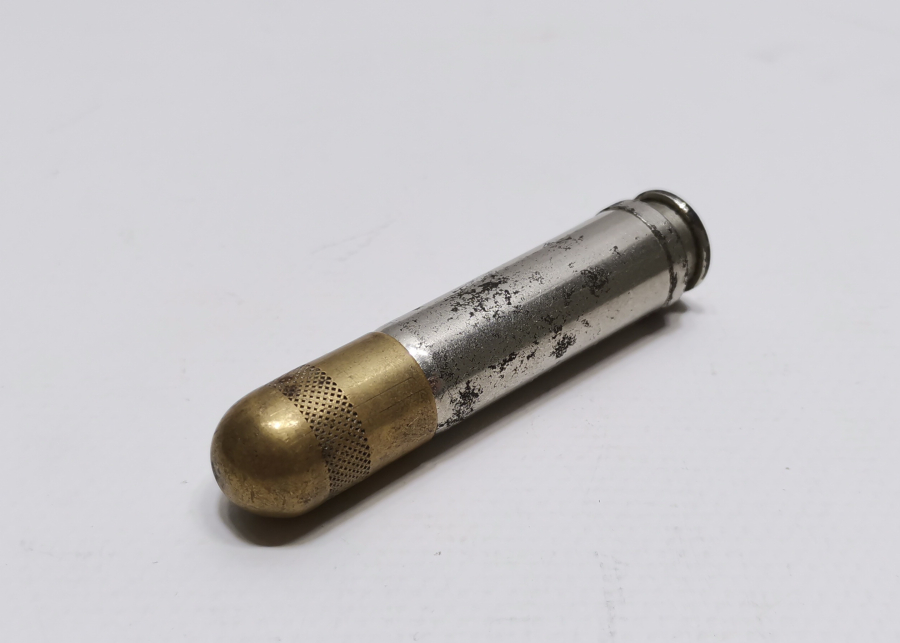 OSMANLI DÖNEMİ MAVZER MERMİSİ FORMUNDA YAPILMIŞ SUBAY ÇAKMAĞI