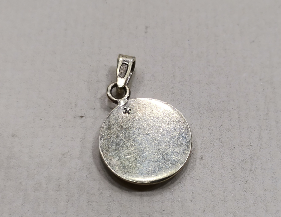 SOVYET DÖNEM SAVAT İŞÇİLİKLİ ANTİKA GÜMÜŞ KOLYE UCU