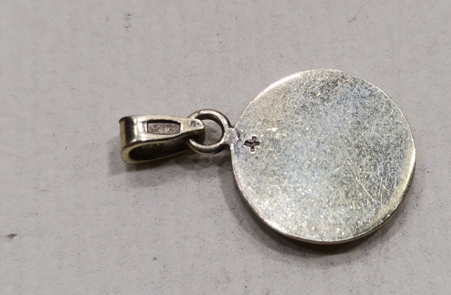 SOVYET DÖNEM SAVAT İŞÇİLİKLİ ANTİKA GÜMÜŞ KOLYE UCU