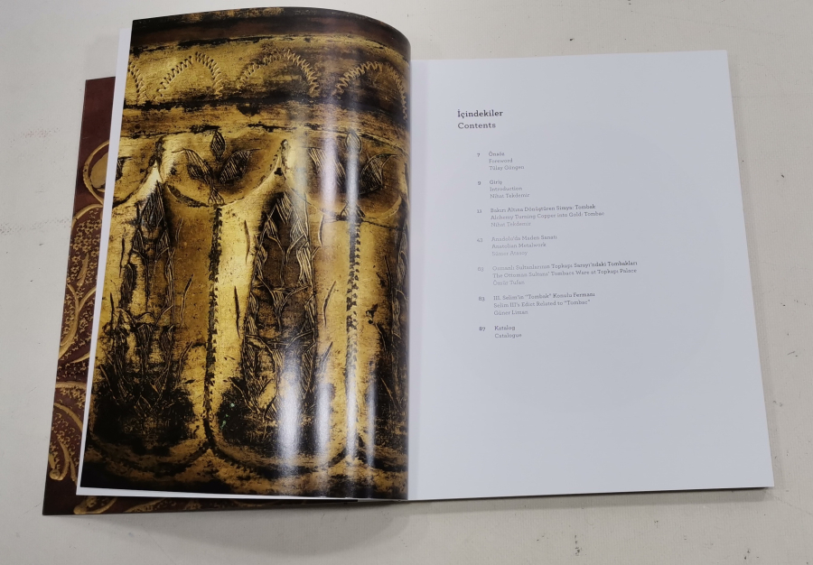 TOMBAK ÜZERİNE BASILMIŞ PRESTİJ KİTAP