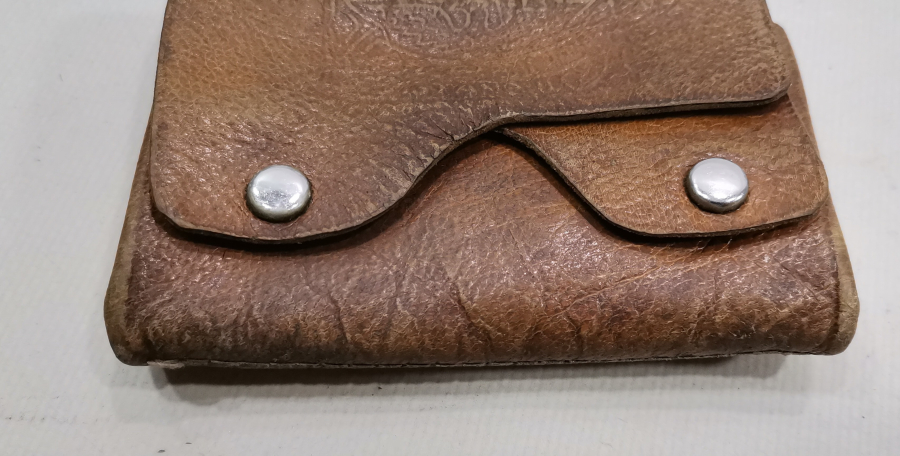 ÜZERİNDE OSMANLI DAMGA BULUNAN OSMANLI DÖNEMİ NADİR SUBAY CÜZDANI