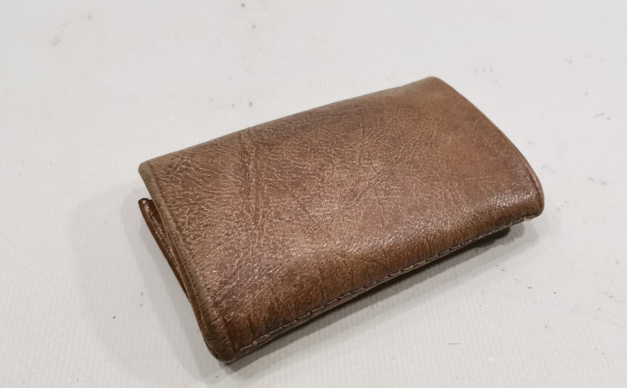 ÜZERİNDE OSMANLI DAMGA BULUNAN OSMANLI DÖNEMİ NADİR SUBAY CÜZDANI