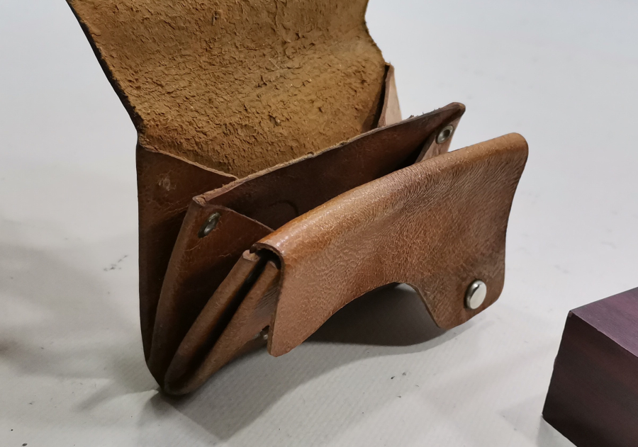 ÜZERİNDE OSMANLI DAMGA BULUNAN OSMANLI DÖNEMİ NADİR SUBAY CÜZDANI