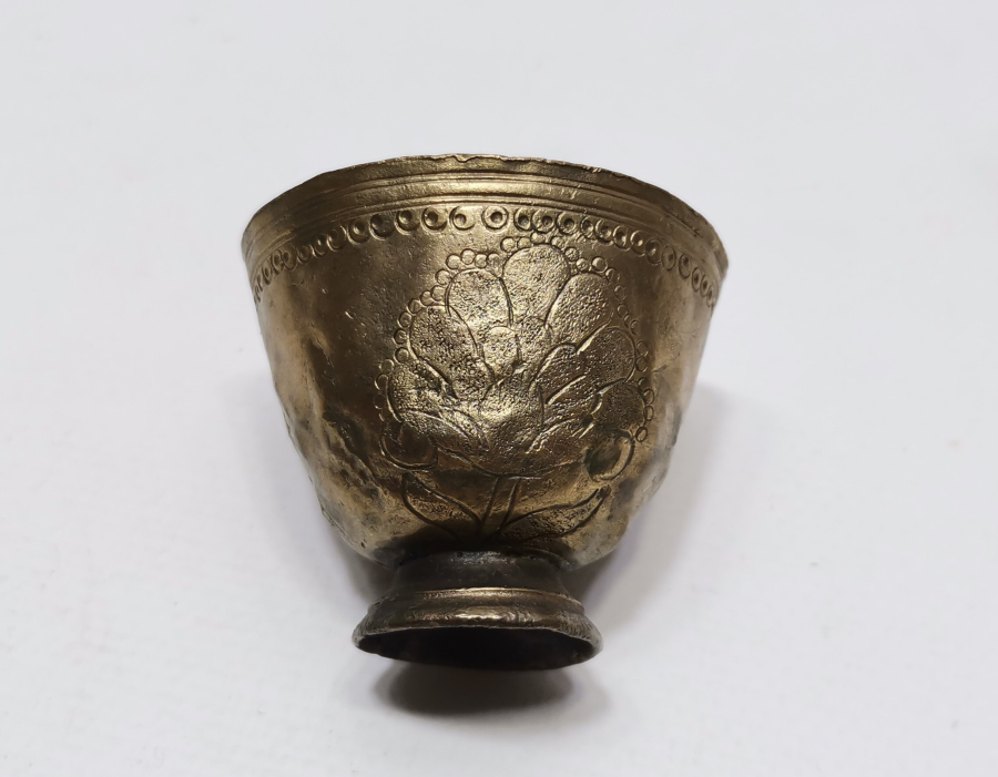 1800 BAŞLARI OSMANLI DÖNEMİ BRONZ FİNCAN ZARFI