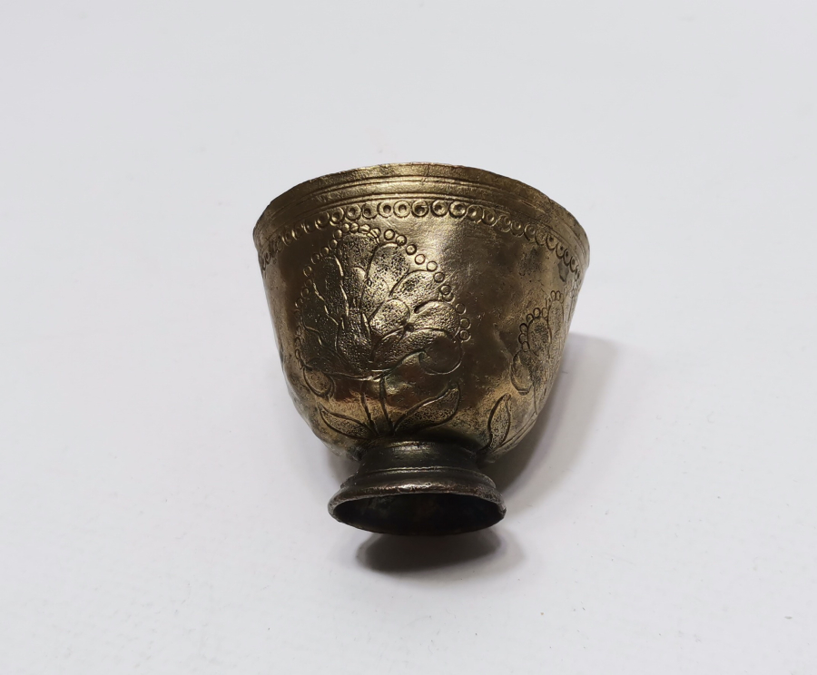 1800 BAŞLARI OSMANLI DÖNEMİ BRONZ FİNCAN ZARFI