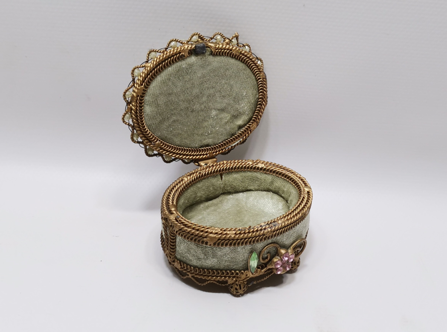 ANTİKA İNGİLİZ MÜCEVHER KUTUSU