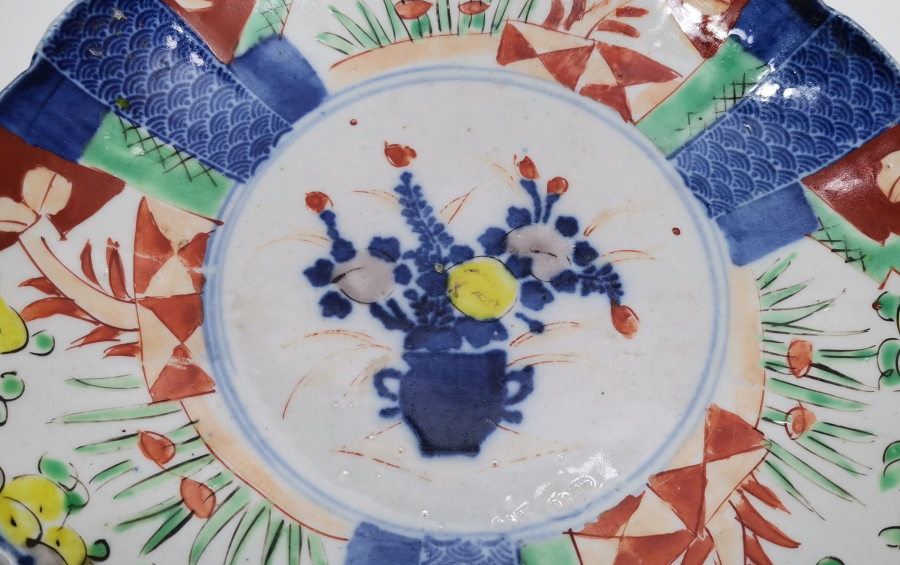 EL BOYAMA ANTİKA ESKİ ÇİN TABAK