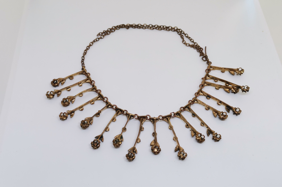 ELMAS TAŞLI ÖZEL YAPIM SU YOLU GERDANLIK