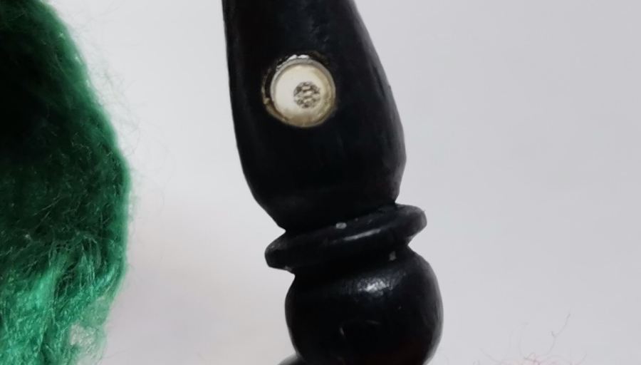 İÇİNDE KABE-İ ŞERİF GÖRSELİ BULUNAN MİKRO FOTOĞRAFLI OSMANLI DÖNEMİ AHŞAP NAMAZ TESPİHİ