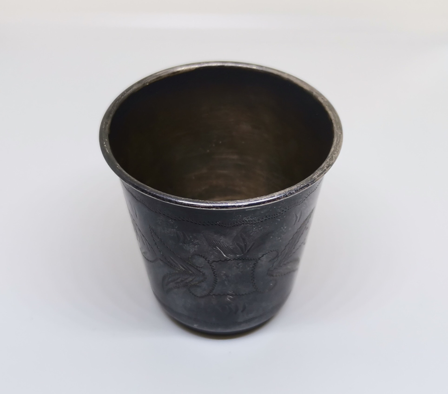 KALEM İŞÇİLİKLİ ANTİKA GÜMÜŞ BARDAK