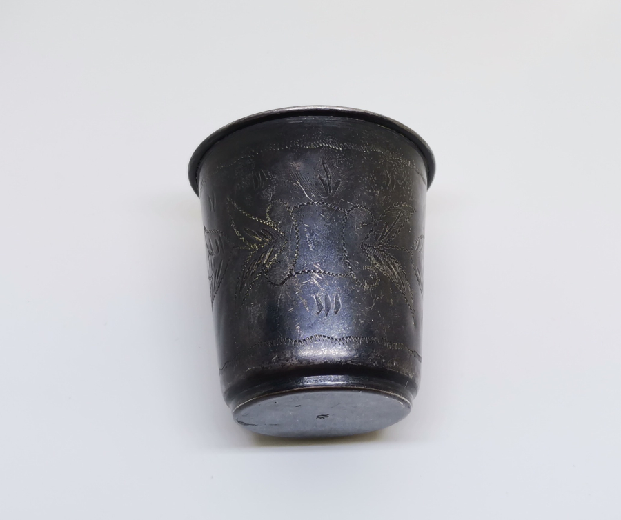 KALEM İŞÇİLİKLİ ANTİKA GÜMÜŞ BARDAK