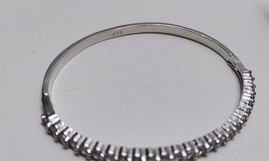 MARGAZİT TAŞLI GÜMÜŞ BİLEKLİK