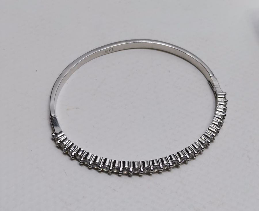 MARGAZİT TAŞLI GÜMÜŞ BİLEKLİK