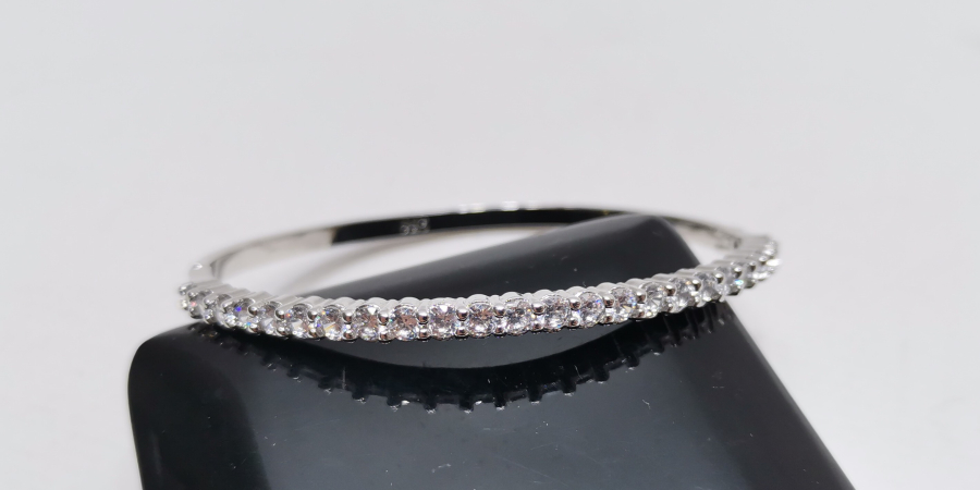 MARGAZİT TAŞLI GÜMÜŞ BİLEKLİK