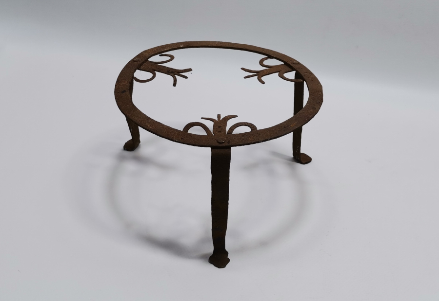 OSMANLI DÖNEMİ EL YAPIMI KOÇ BAŞLI SACAYAĞI