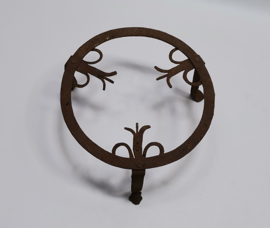 OSMANLI DÖNEMİ EL YAPIMI KOÇ BAŞLI SACAYAĞI